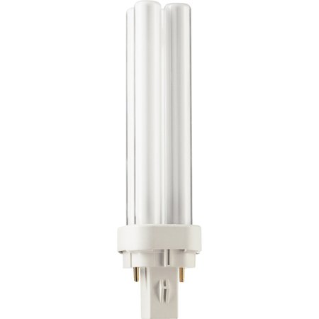 SIGNIFY Philips 13 W PL-C 1.06 in. D X 4.7 in. L Fluorescent Tube Light Bulb Cool White A-Line 383133